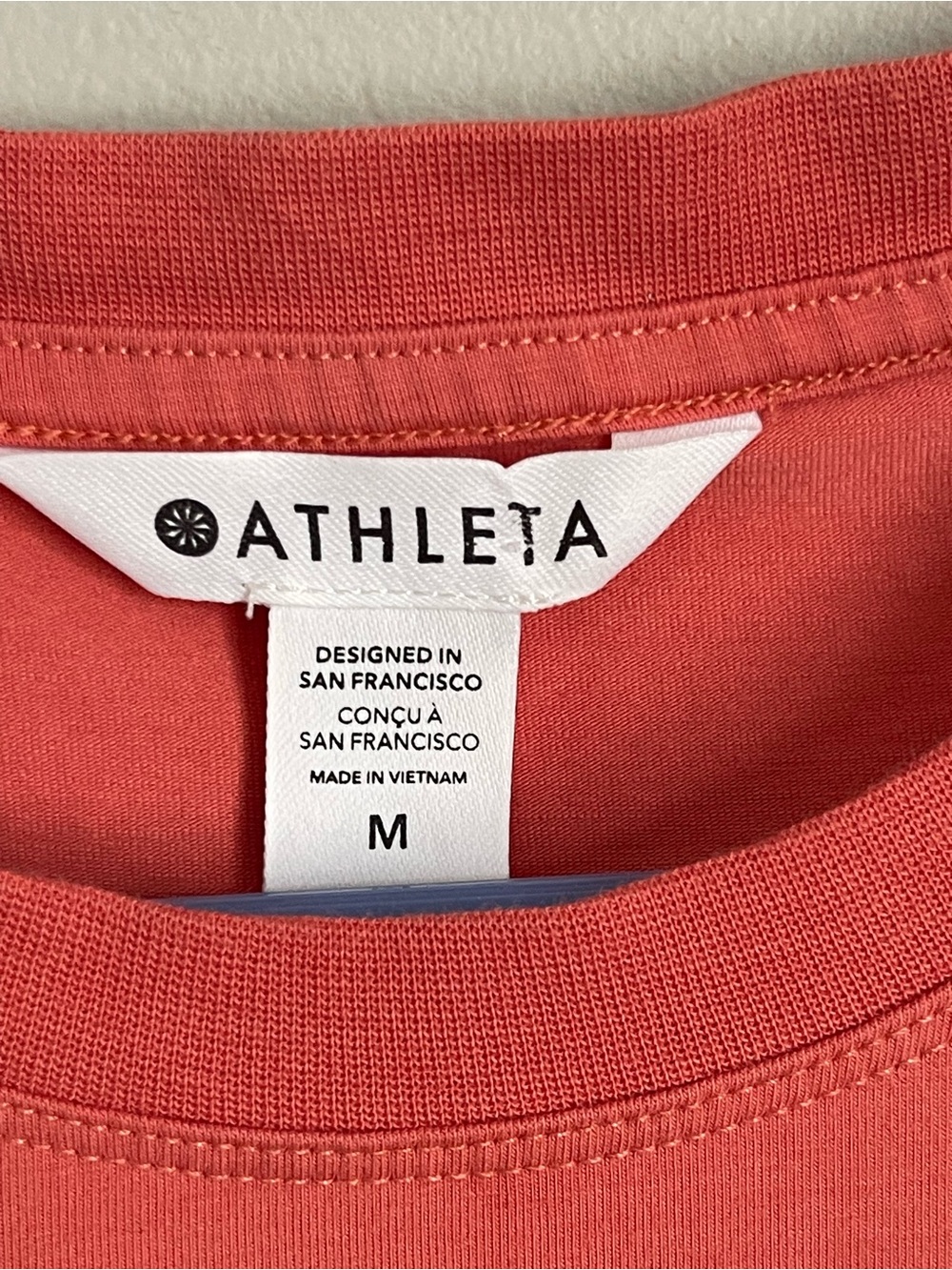 ATHLETA Coral Sleeveless Muscle Tank Sz M - Picture 6 of 6